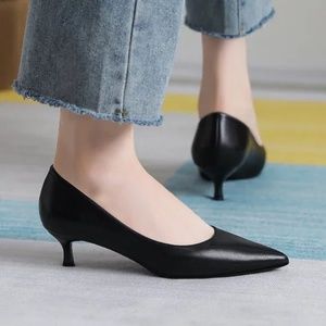 New career commuter work shoes pointed toe single shoes